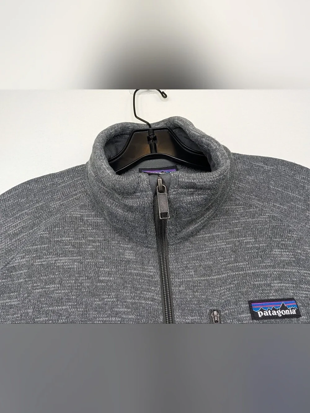 Patagonia Better Sweater Vest Mens Medium Dark Gray Full Zip Fleece STY25881FA17